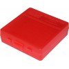 MTM Ammo Box 9mm 380ACP 100rd Flip, Clr-Red #P-100-9-29
