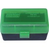 MTM Ammo Box 50 rd. Flip-Top 223/204Ruger/6x47 Grn/Black #RS-50-16T