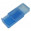 MTM Ammo Box 9mm 380ACP 50rd Slide, Clr-Blue #P50SS-9M-24